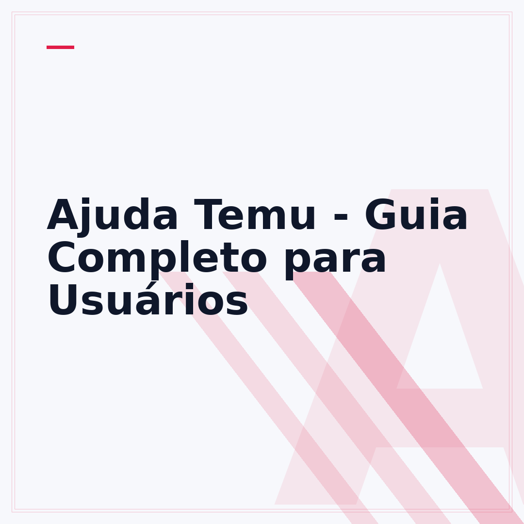 Ajuda Temu - Guia Completo para Usuários