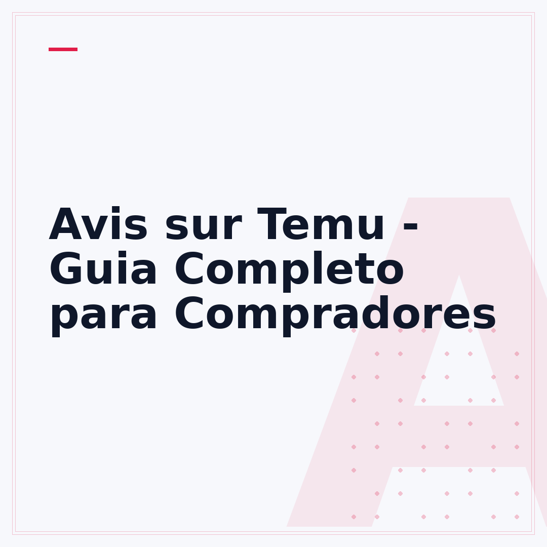 Avis sur Temu - Guia Completo para Compradores