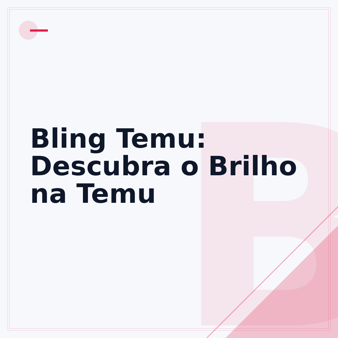 Bling Temu: Descubra o Brilho na Temu