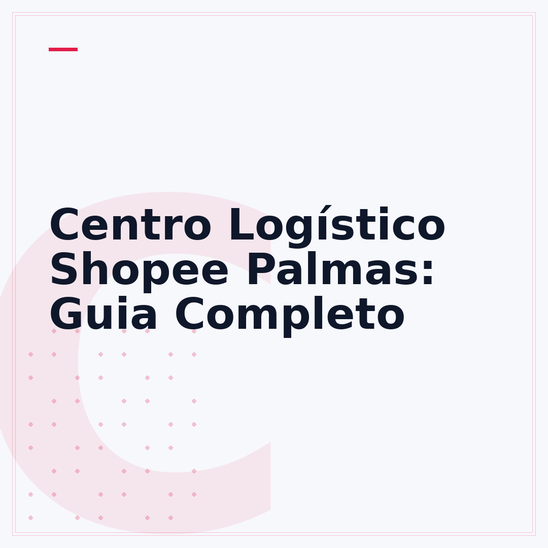 Centro Logístico Shopee Palmas: Guia Completo
