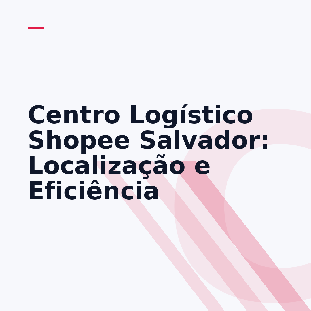 Centro Logístico Shopee Salvador: Localização e Eficiência