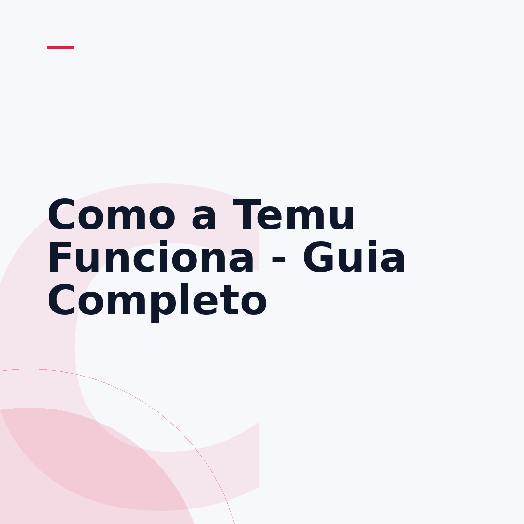 Como a Temu Funciona - Guia Completo