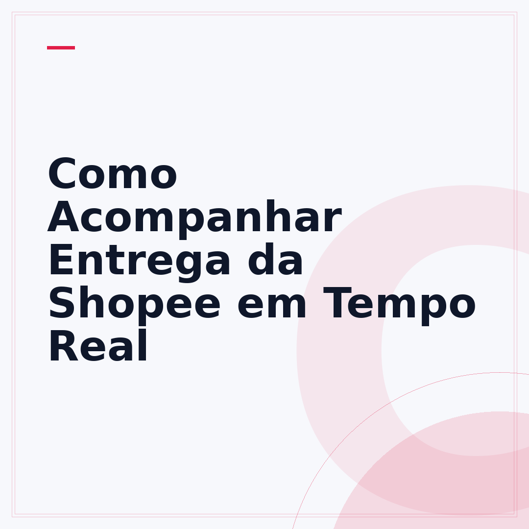 Como Acompanhar Entrega da Shopee em Tempo Real