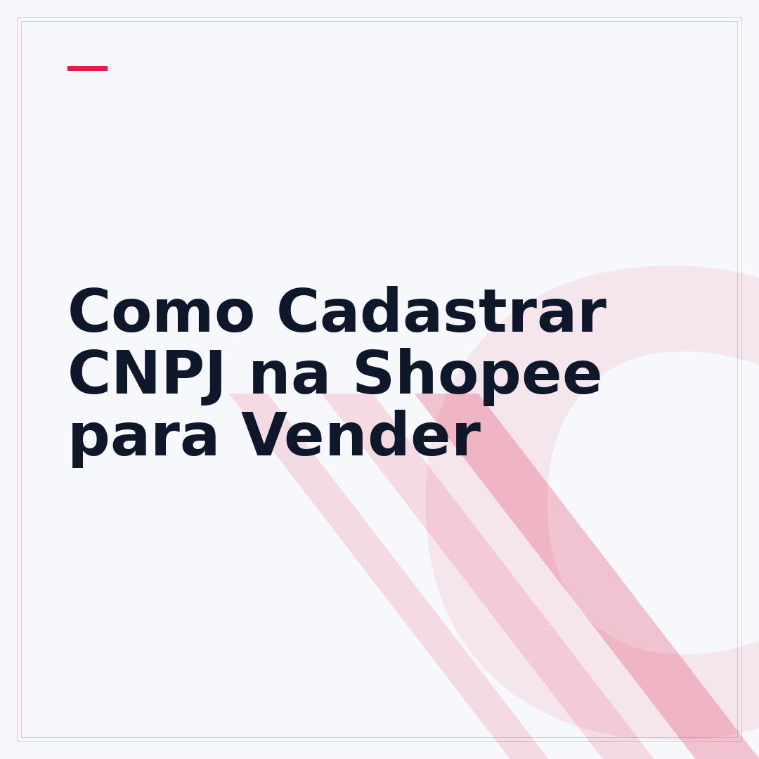 Como Cadastrar CNPJ na Shopee para Vender