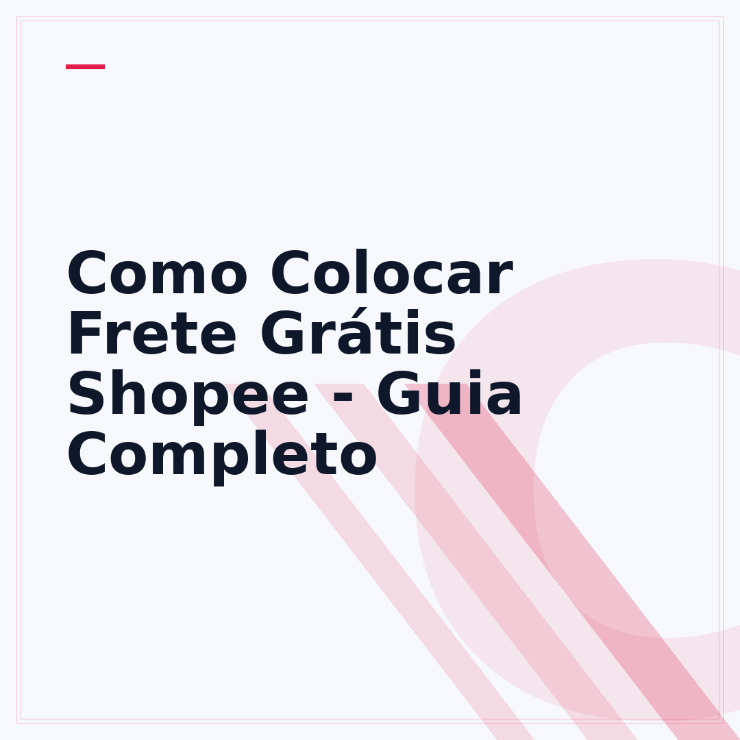Como Colocar Frete Grátis Shopee - Guia Completo