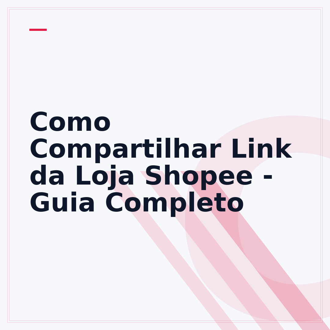 Como Compartilhar Link da Loja Shopee - Guia Completo