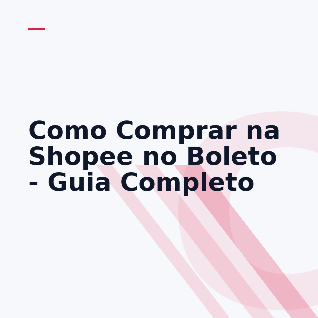 Como Comprar na Shopee no Boleto - Guia Completo