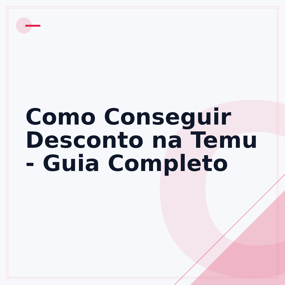 Como Conseguir Desconto na Temu - Guia Completo