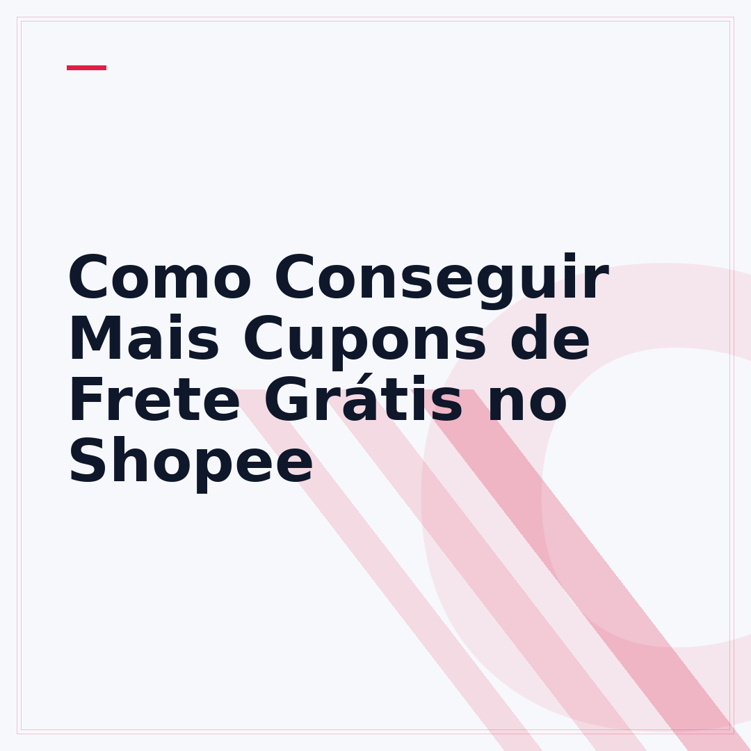 Como Conseguir Mais Cupons de Frete Grátis no Shopee