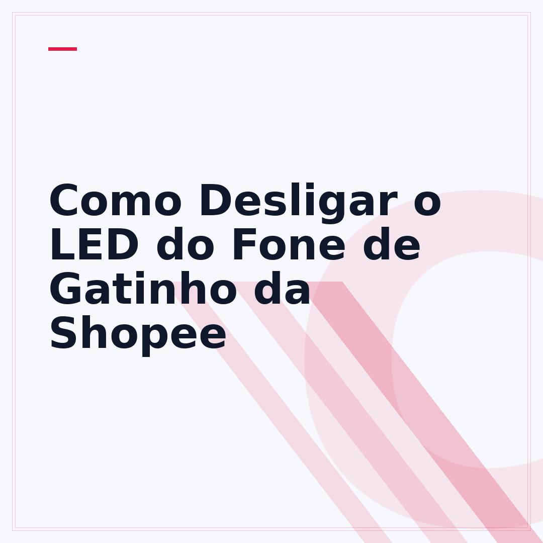 Como Desligar o LED do Fone de Gatinho da Shopee