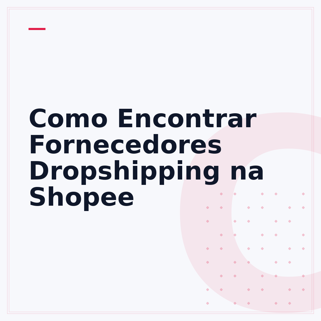 Como Encontrar Fornecedores Dropshipping na Shopee