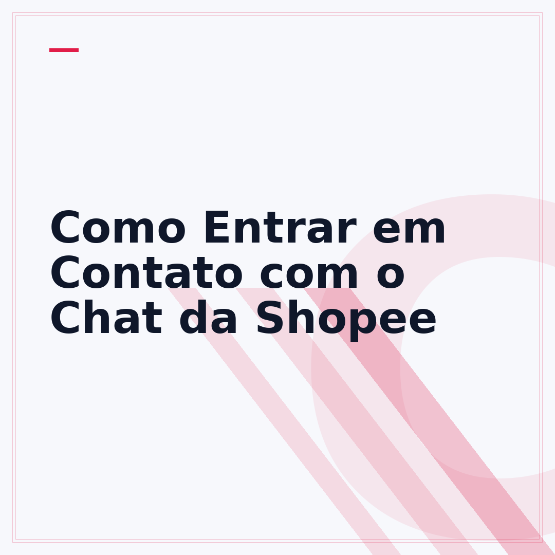 Como Entrar em Contato com o Chat da Shopee