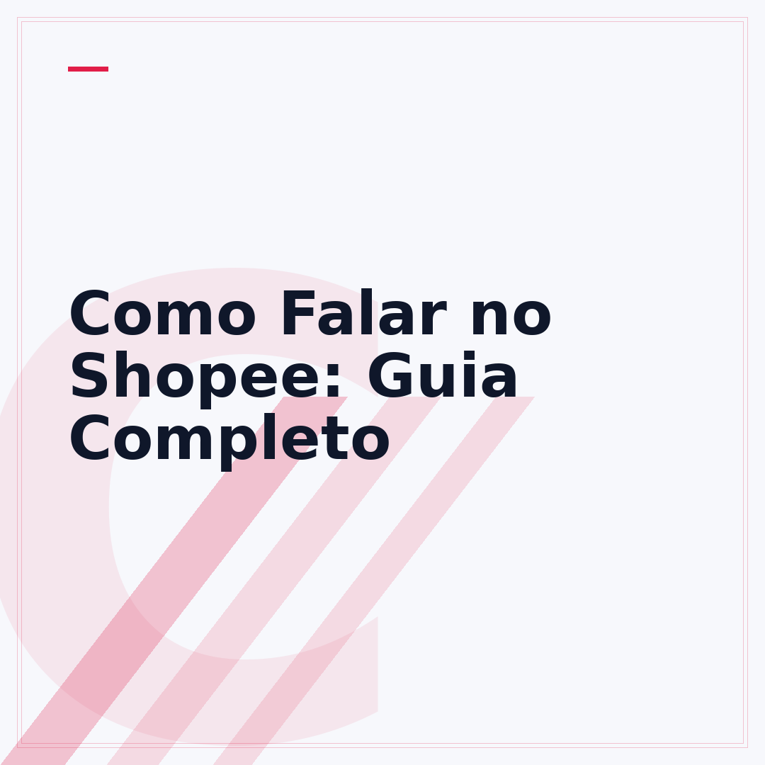Como Falar no Shopee: Guia Completo