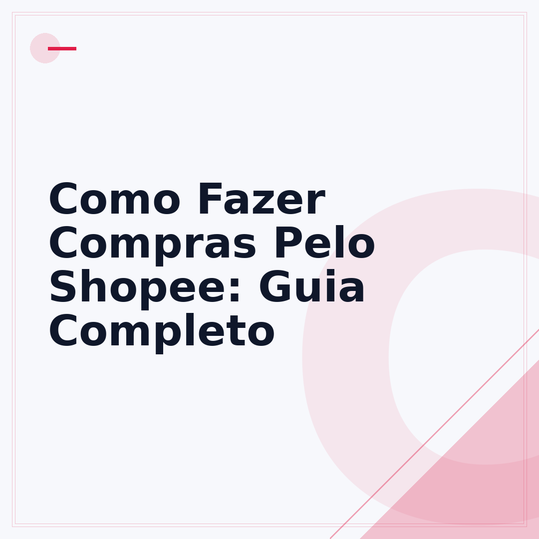 Como Fazer Compras Pelo Shopee: Guia Completo