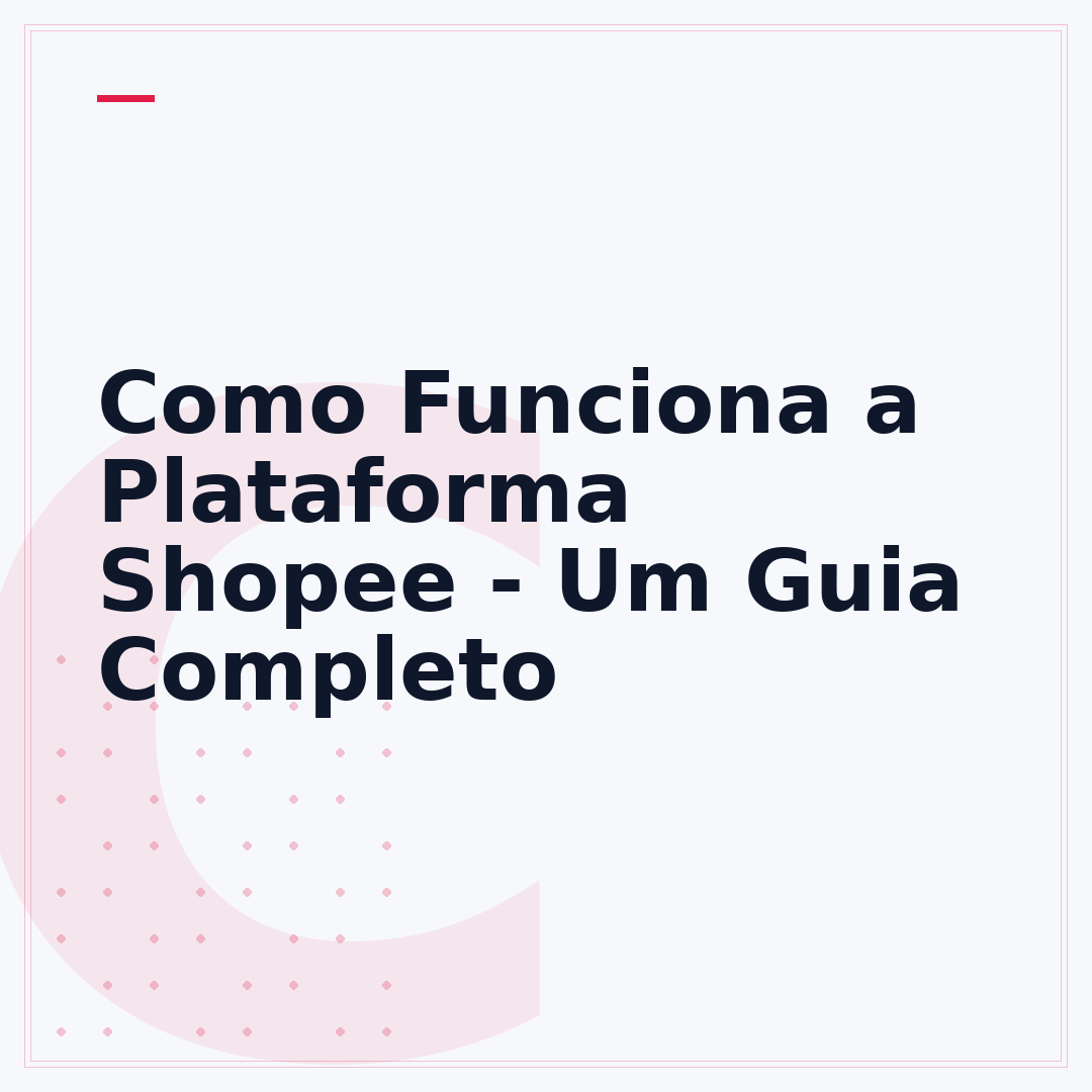 Como Funciona a Plataforma Shopee - Um Guia Completo