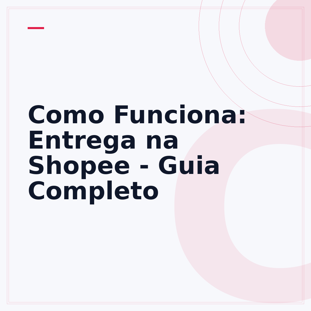 Como Funciona: Entrega na Shopee - Guia Completo