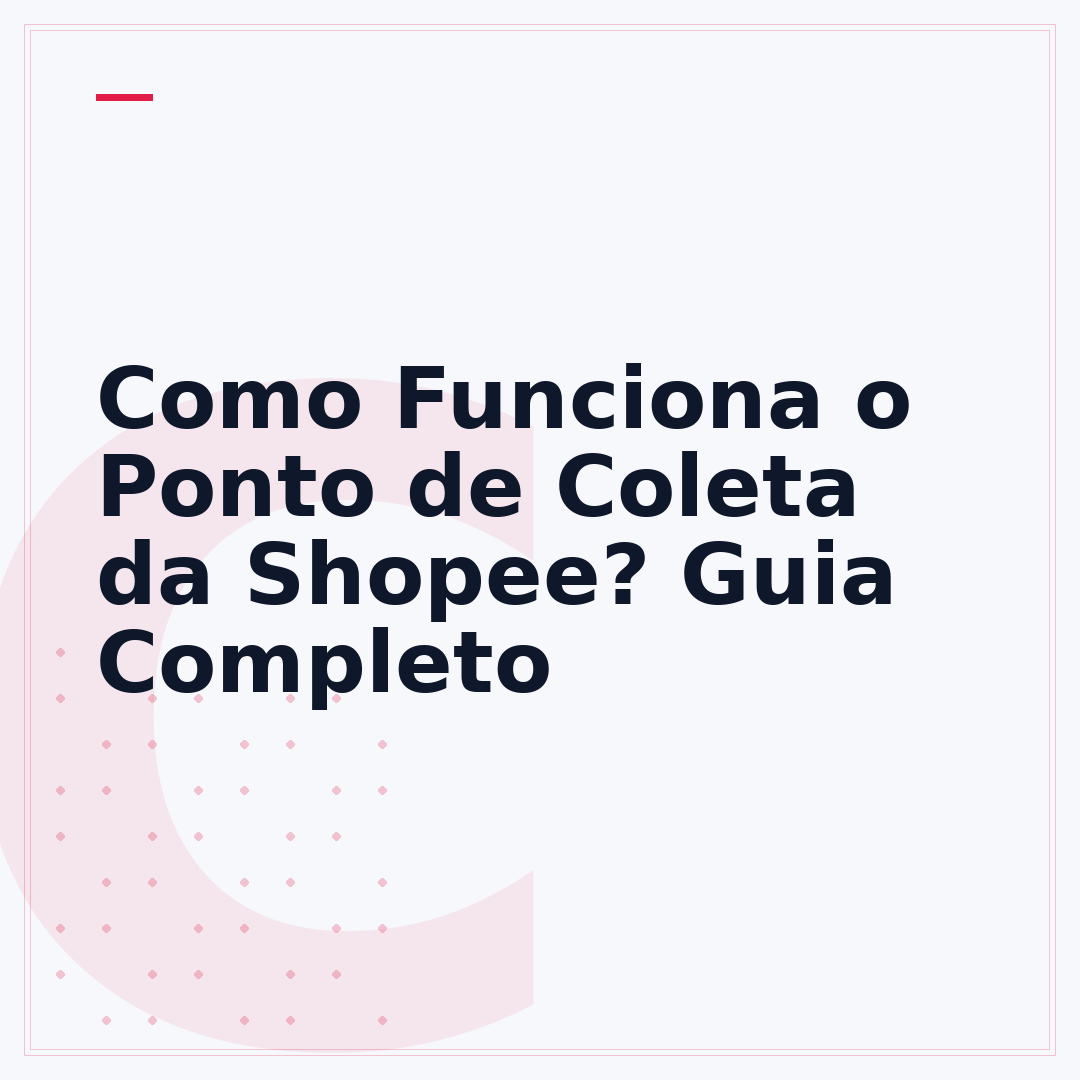Como Funciona o Ponto de Coleta da Shopee? Guia Completo