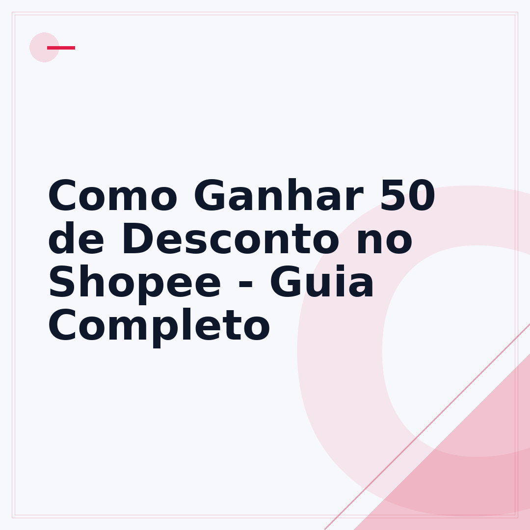 Como Ganhar 50 de Desconto no Shopee - Guia Completo