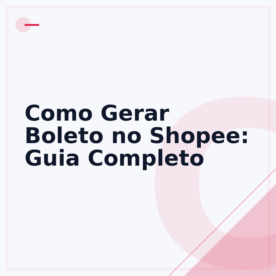 Como Gerar Boleto no Shopee: Guia Completo