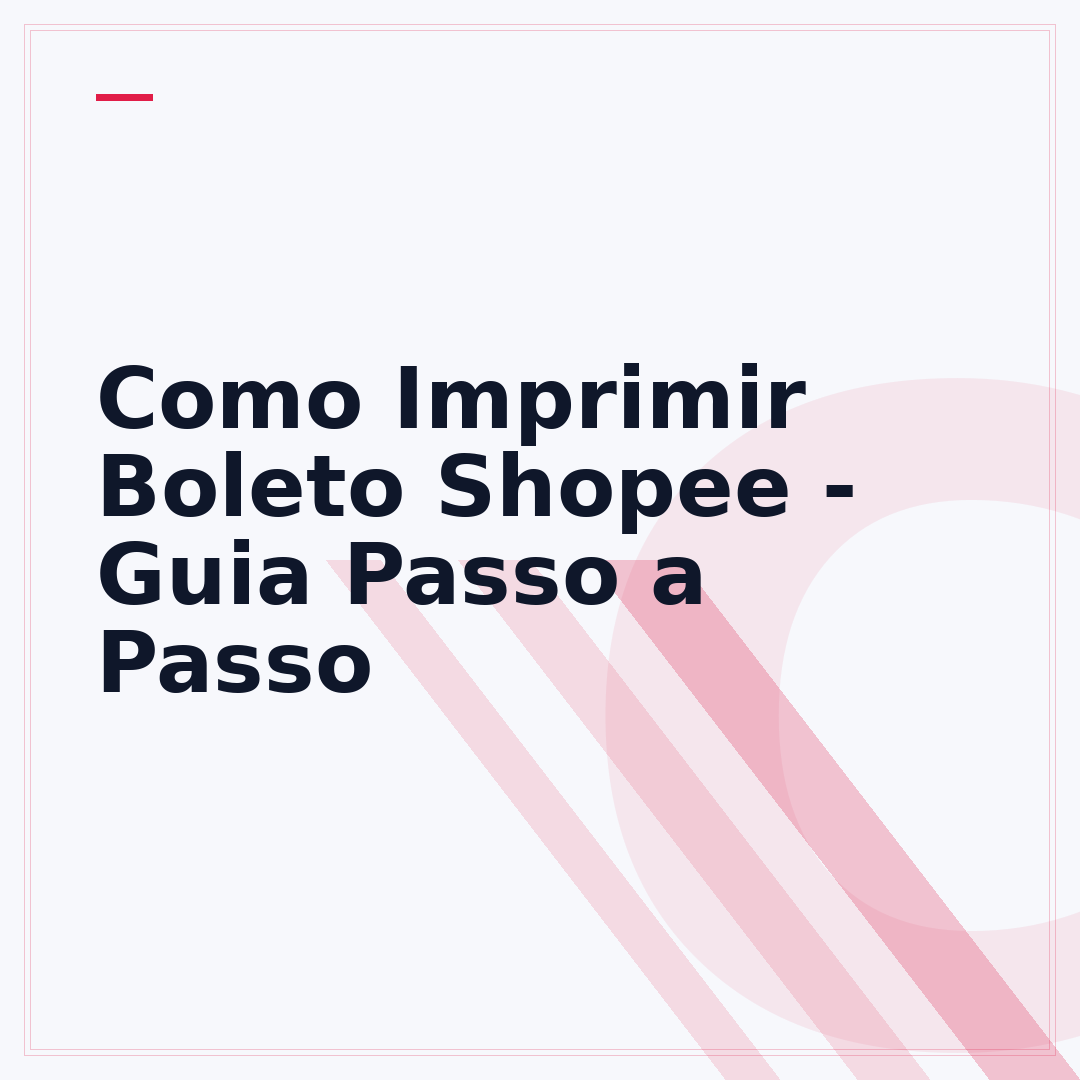 Como Imprimir Boleto Shopee - Guia Passo a Passo