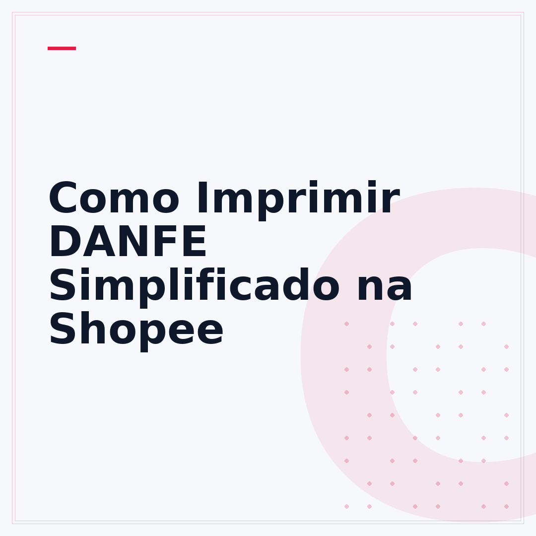 Como Imprimir DANFE Simplificado na Shopee
