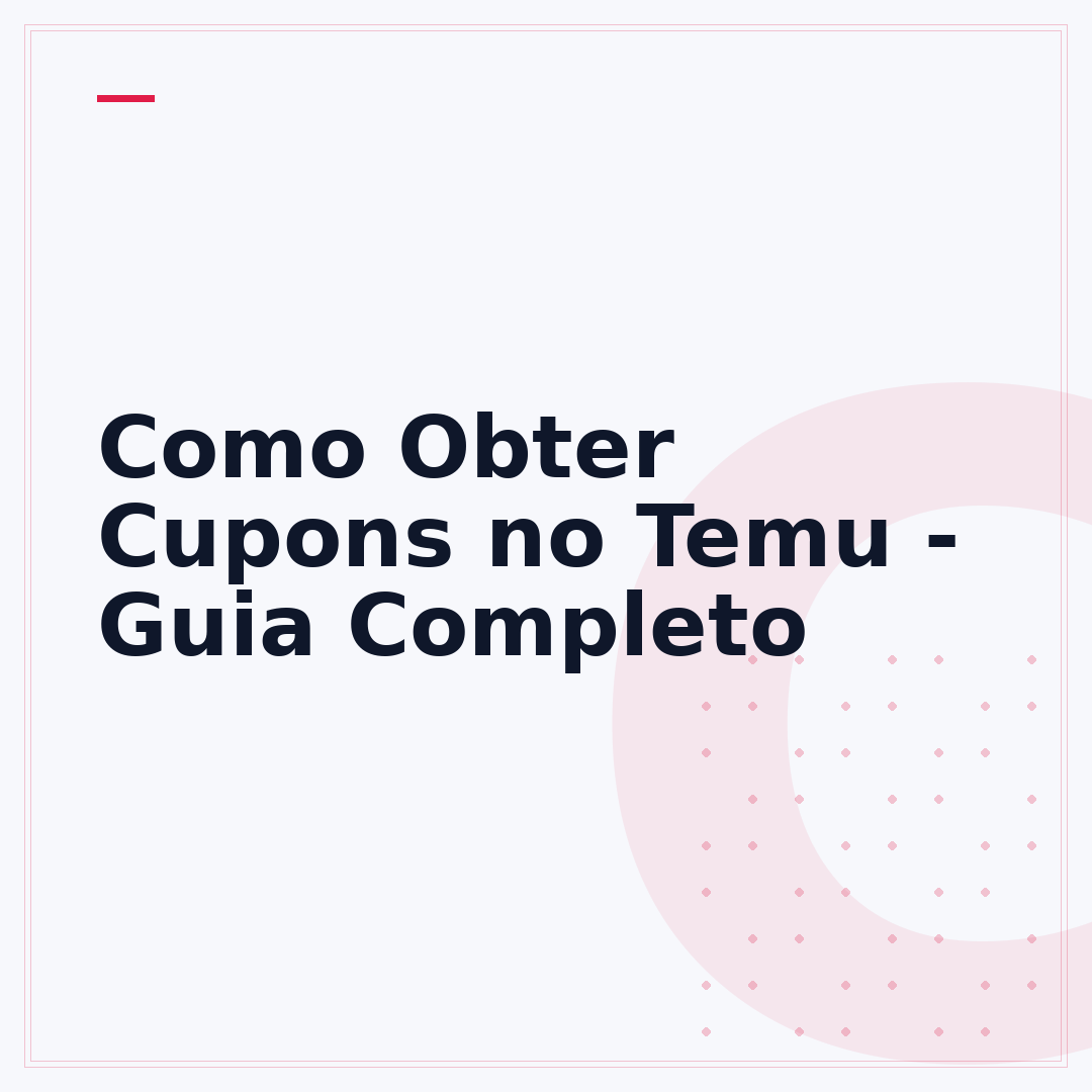 Como Obter Cupons no Temu - Guia Completo