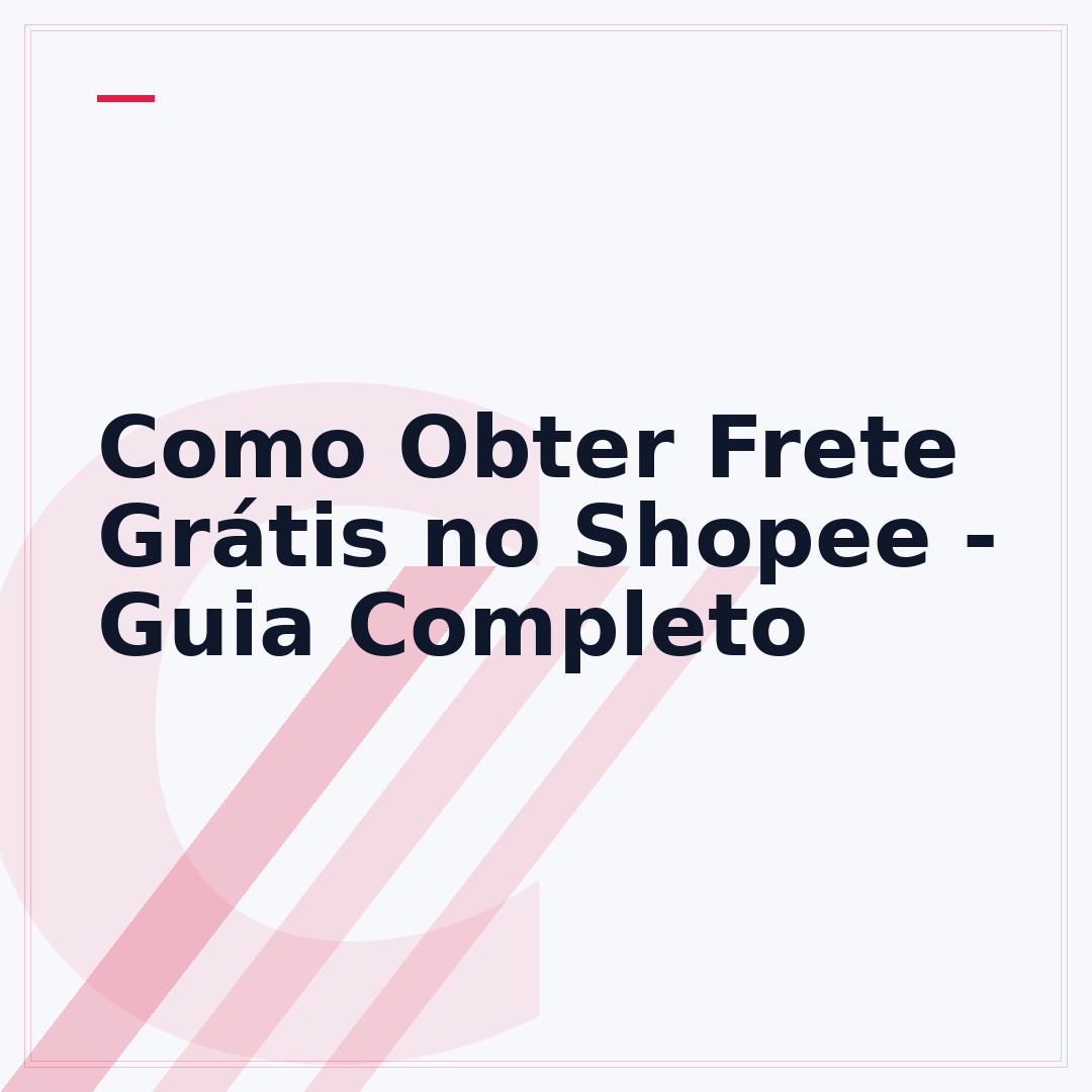 Como Obter Frete Grátis no Shopee - Guia Completo