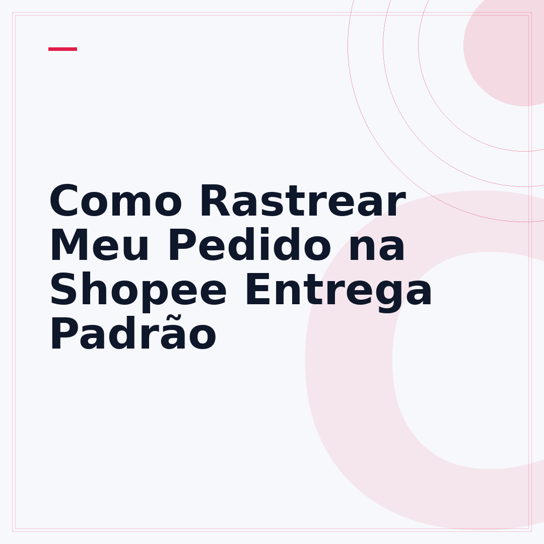 Como Rastrear Meu Pedido na Shopee Entrega Padrão