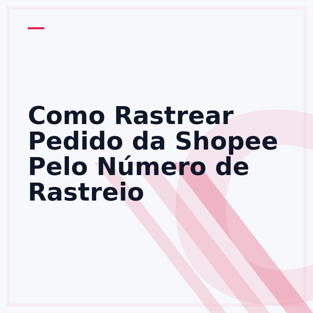 Como Rastrear Pedido da Shopee Pelo Número de Rastreio
