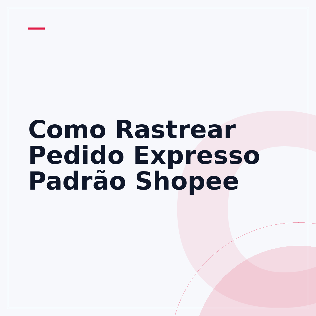Como Rastrear Pedido Expresso Padrão Shopee
