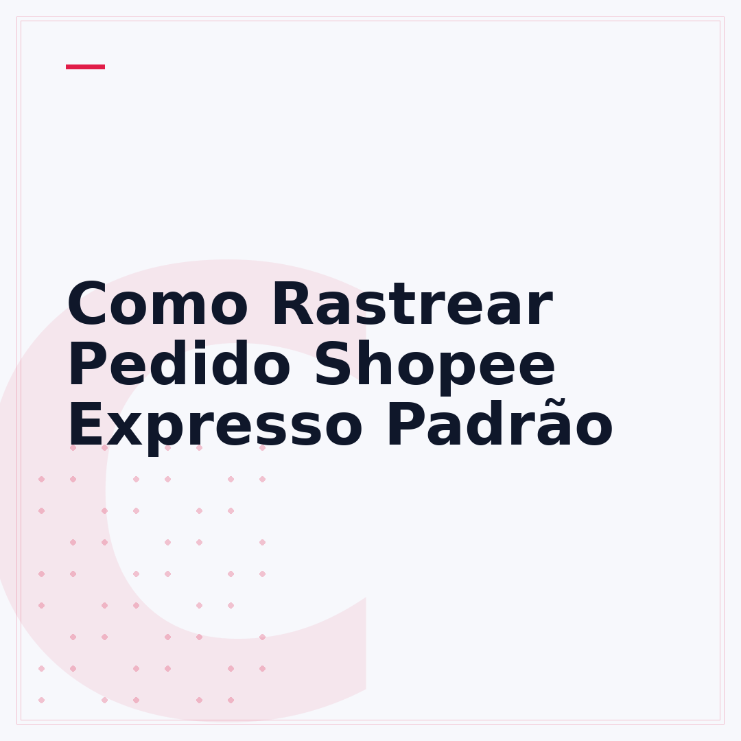Como Rastrear Pedido Shopee Expresso Padrão
