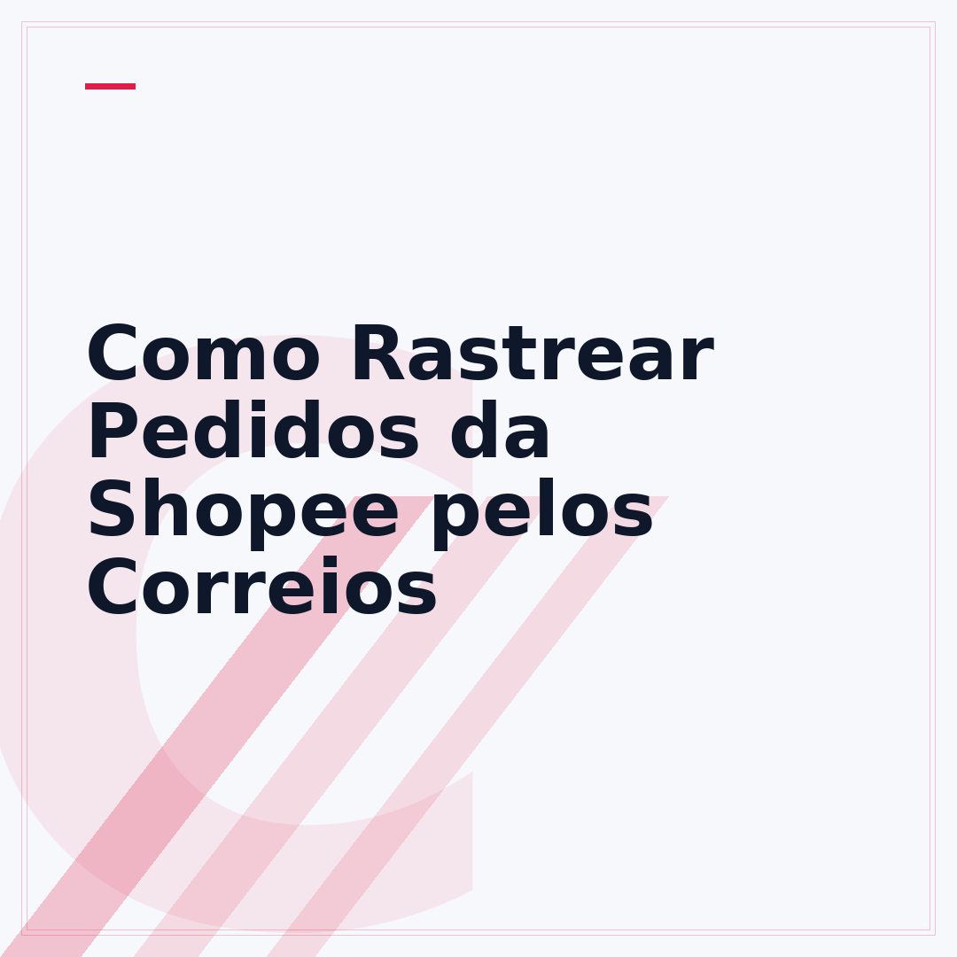 Como Rastrear Pedidos da Shopee pelos Correios