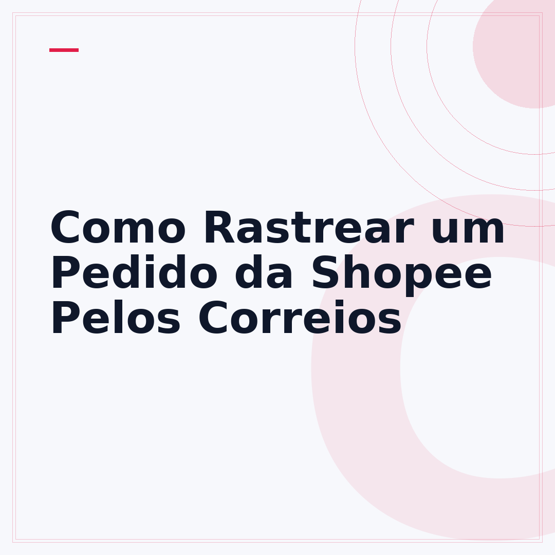 Como Rastrear um Pedido da Shopee Pelos Correios