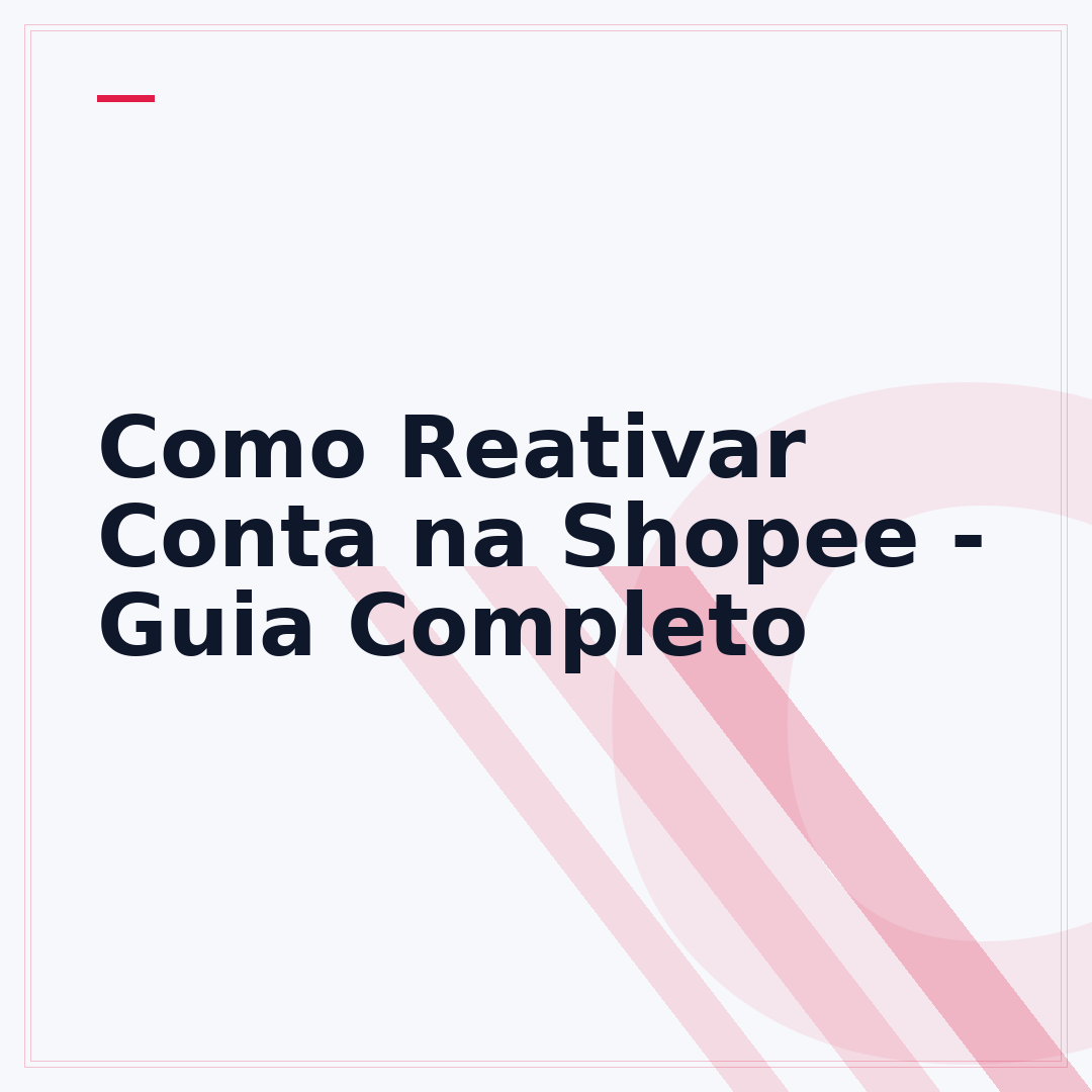Como Reativar Conta na Shopee - Guia Completo