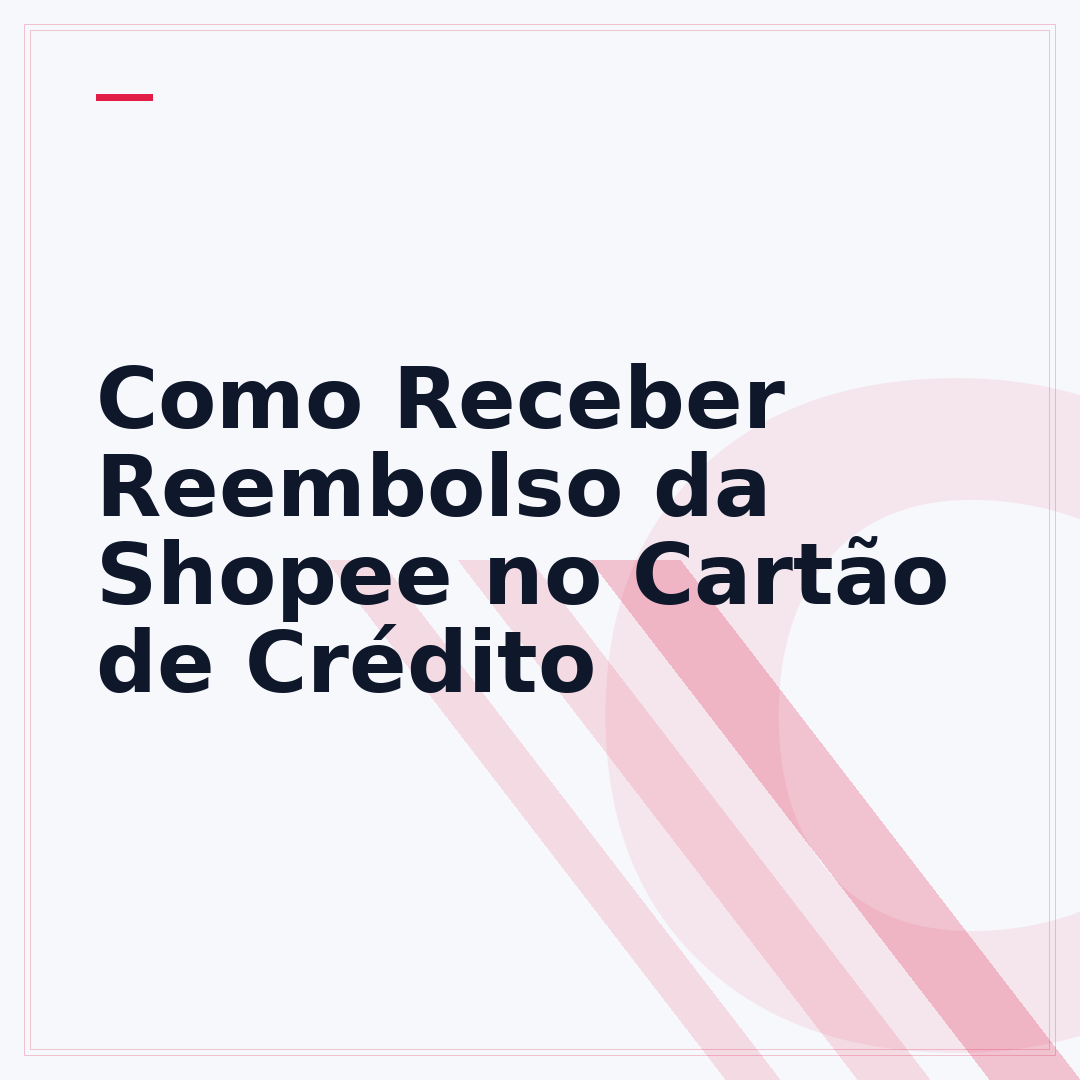Como Receber Reembolso da Shopee no Cartão de Crédito