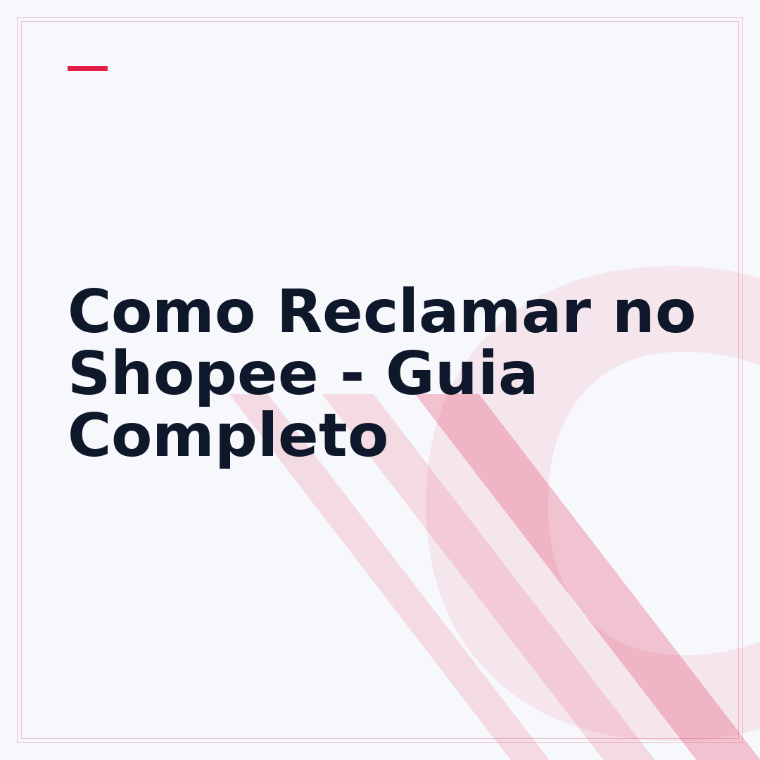 Como Reclamar no Shopee - Guia Completo