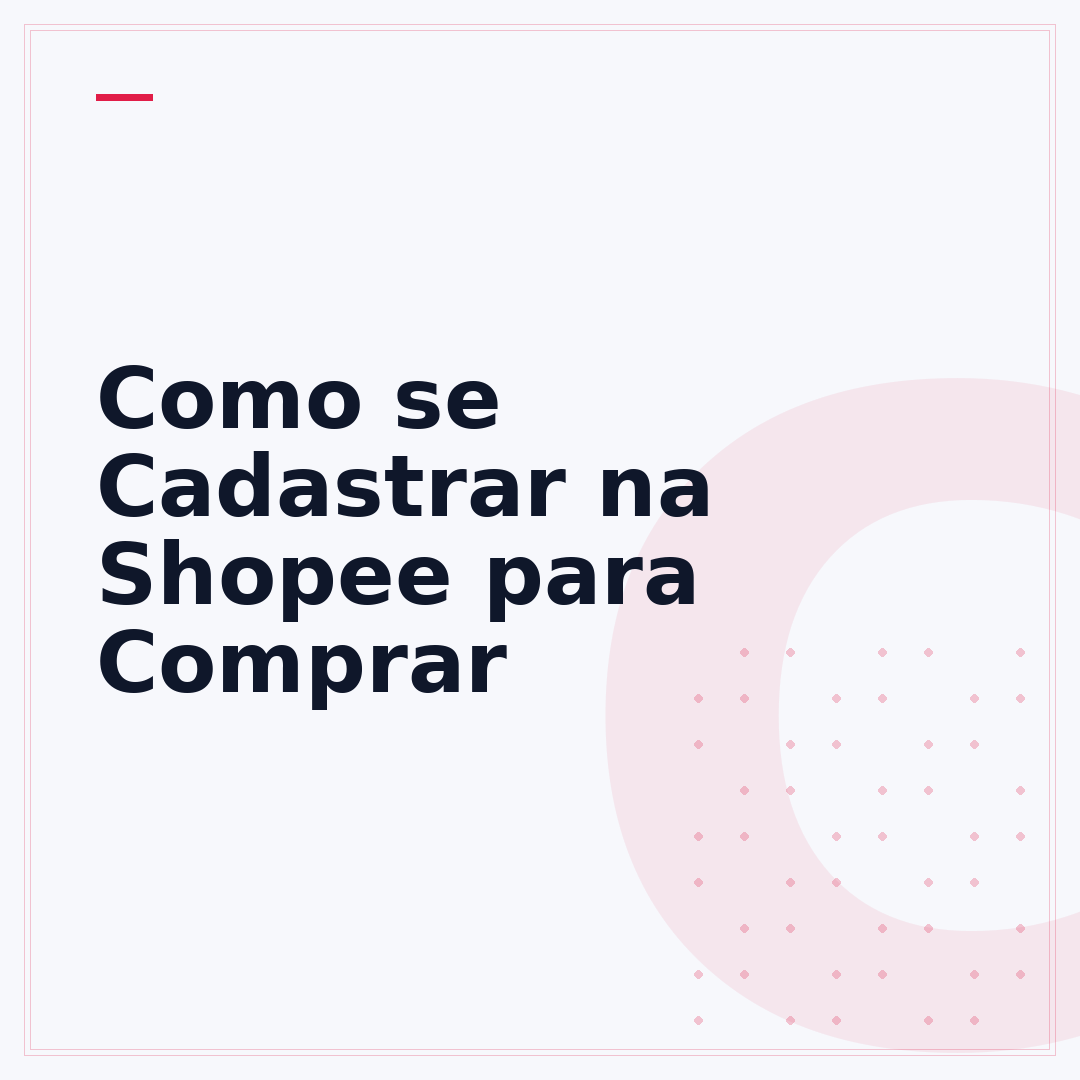 Como se Cadastrar na Shopee para Comprar