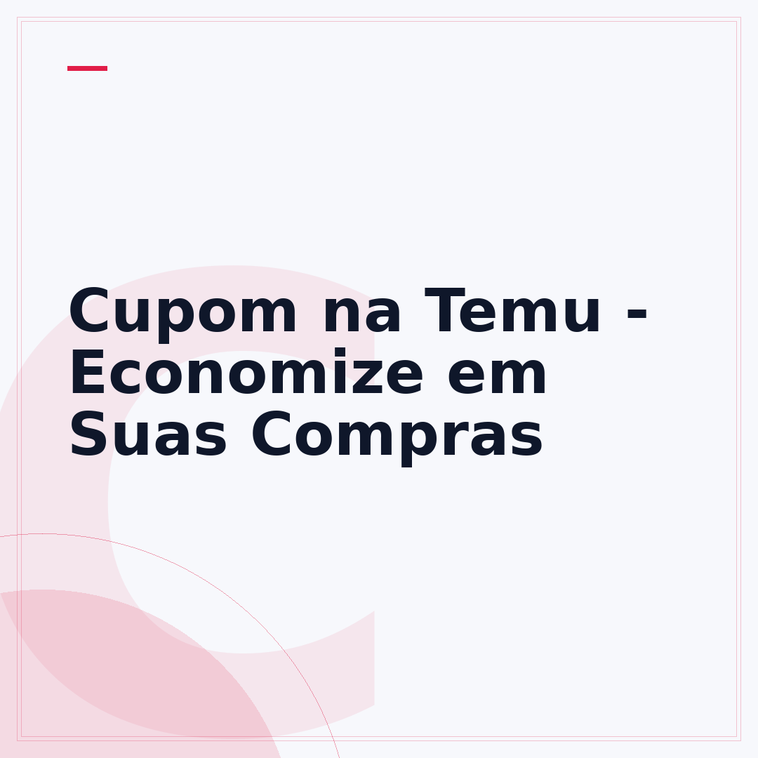 Cupom na Temu - Economize em Suas Compras