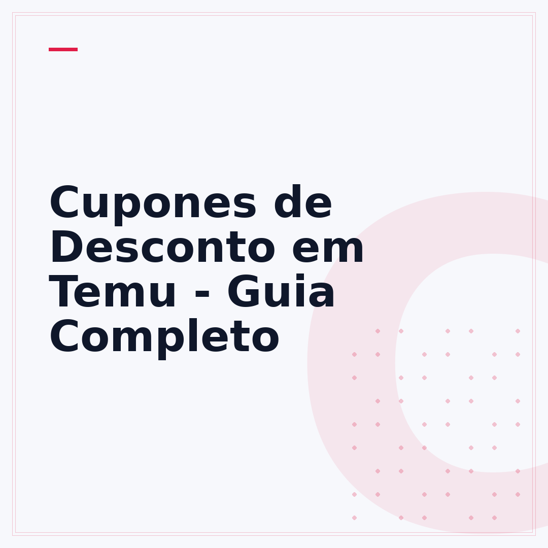 Cupones de Desconto em Temu - Guia Completo