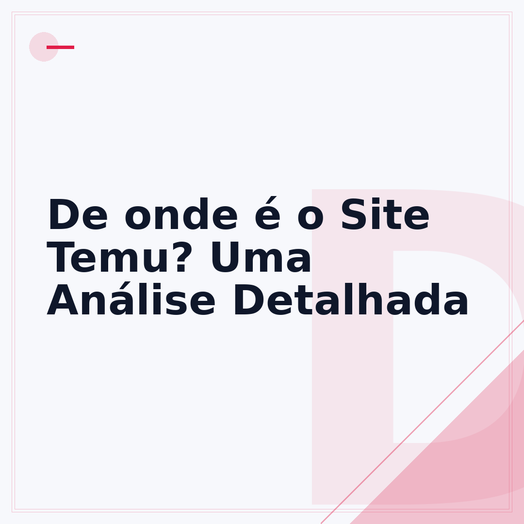 De onde é o Site Temu? Uma Análise Detalhada