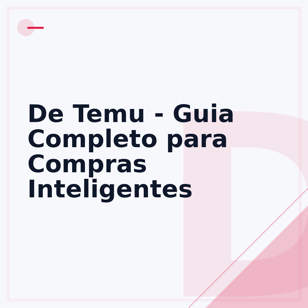 De Temu - Guia Completo para Compras Inteligentes