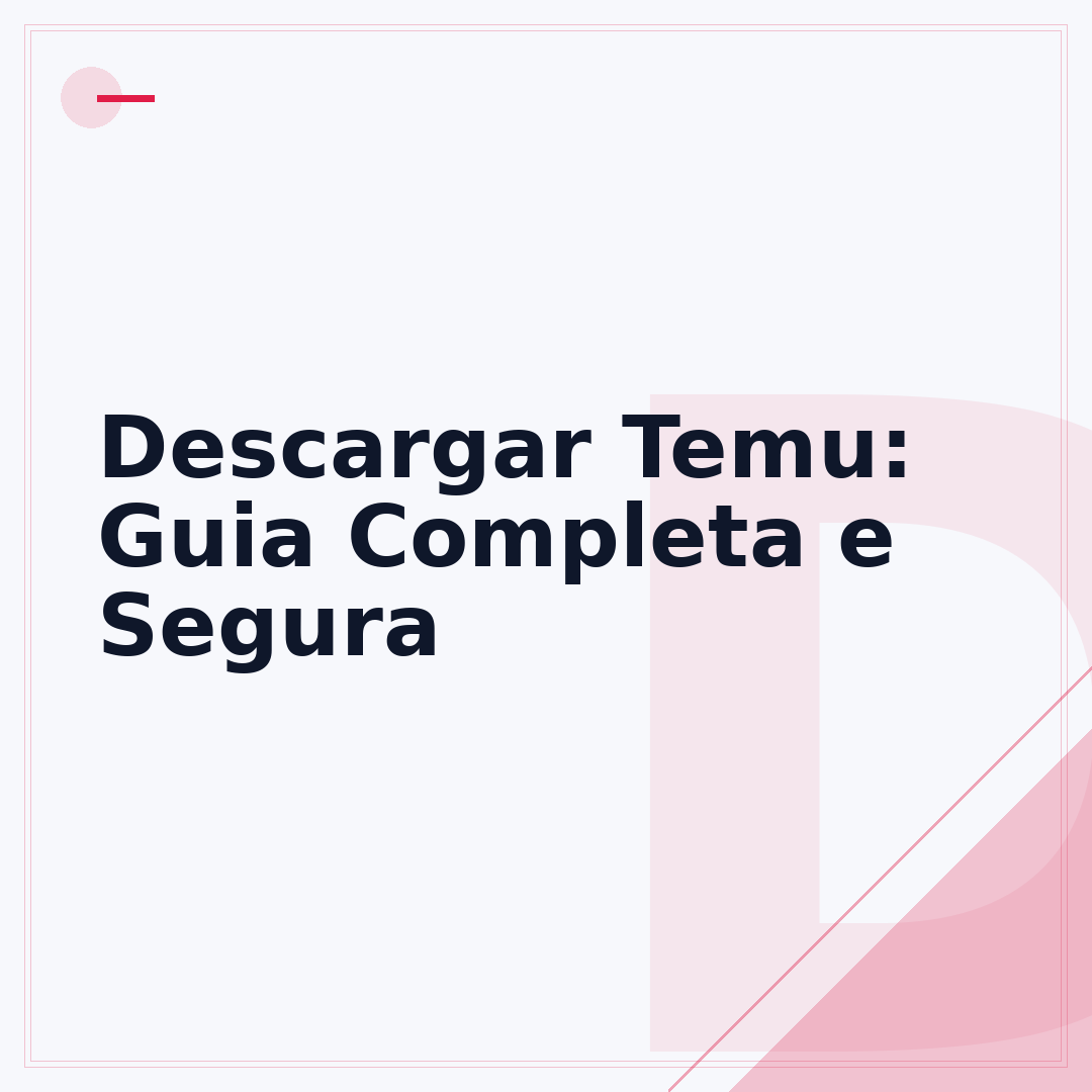 Descargar Temu: Guia Completa e Segura