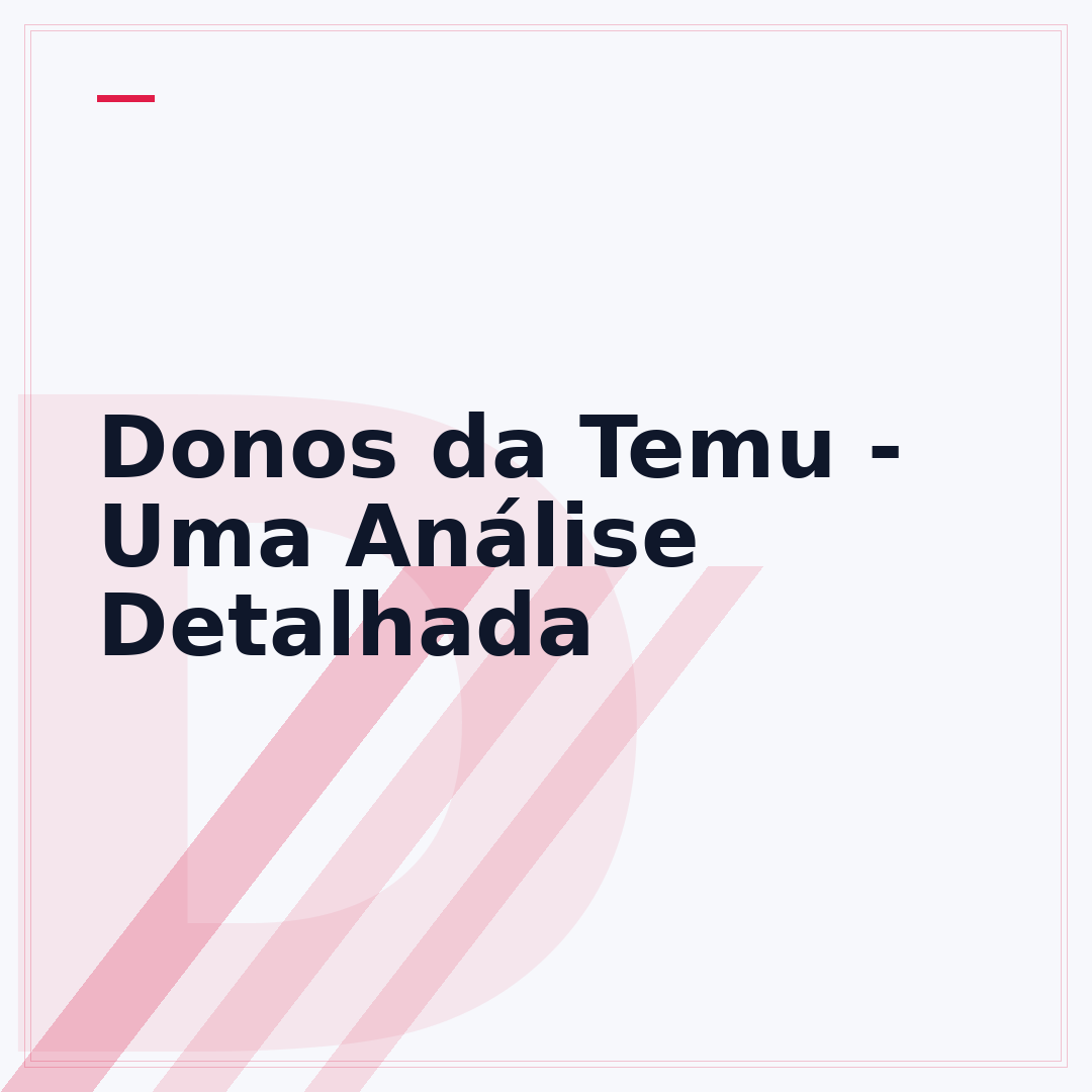 Donos da Temu - Uma Análise Detalhada