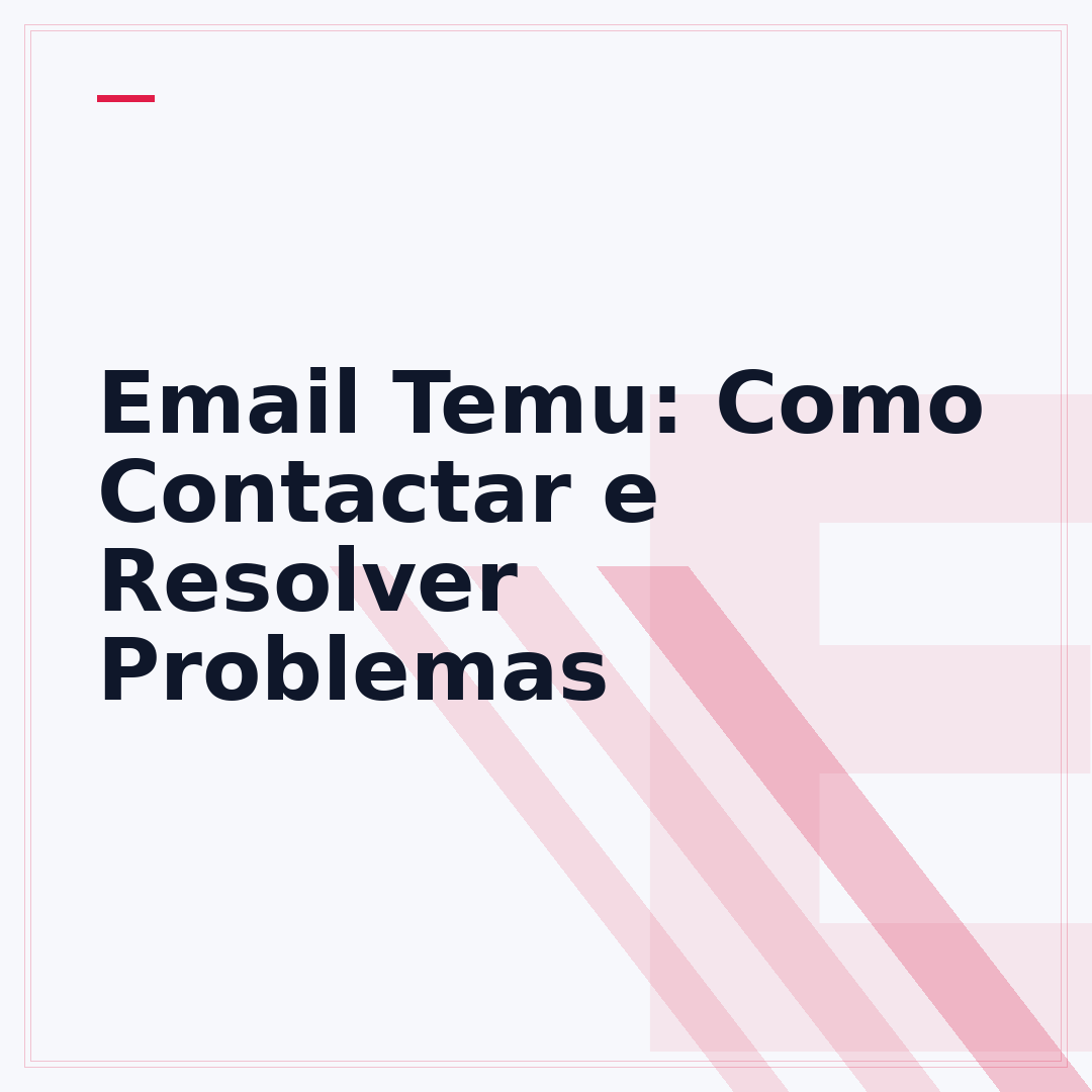 Email Temu: Como Contactar e Resolver Problemas