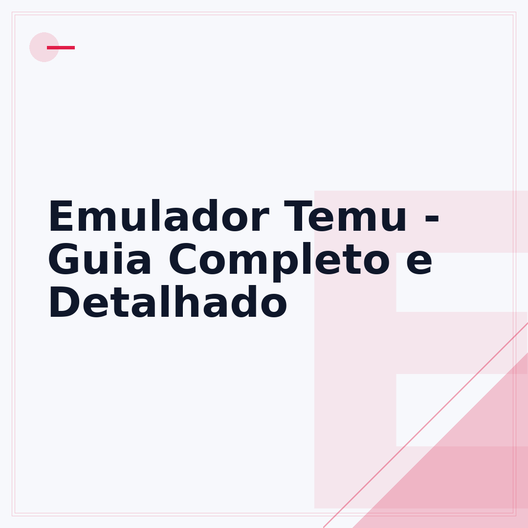 Emulador Temu - Guia Completo e Detalhado