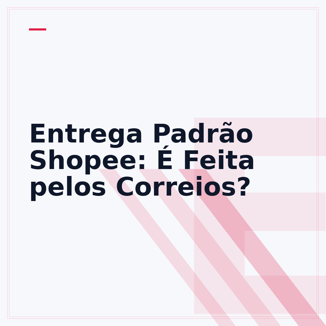 Entrega Padrão Shopee: É Feita pelos Correios?