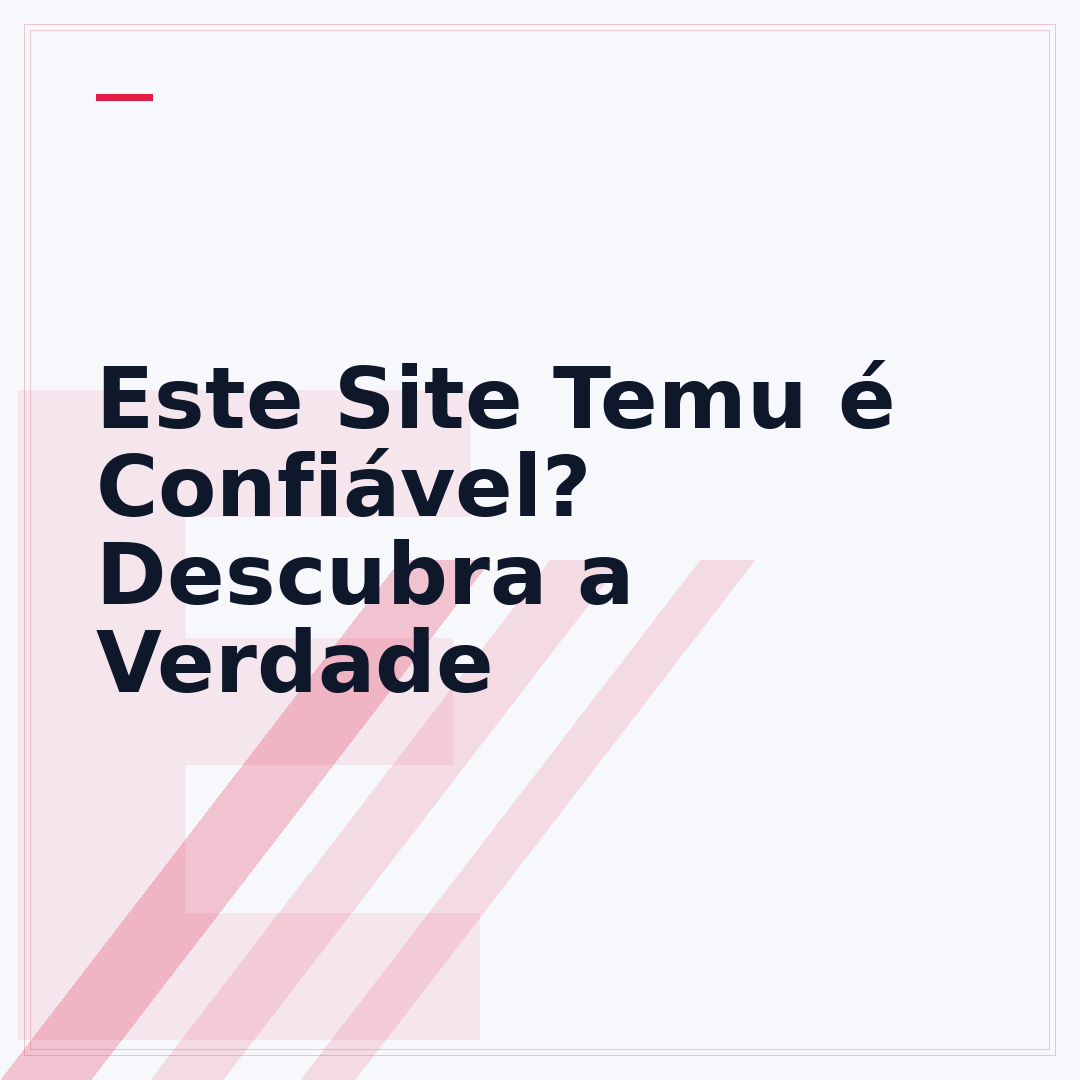 Este Site Temu é Confiável? Descubra a Verdade