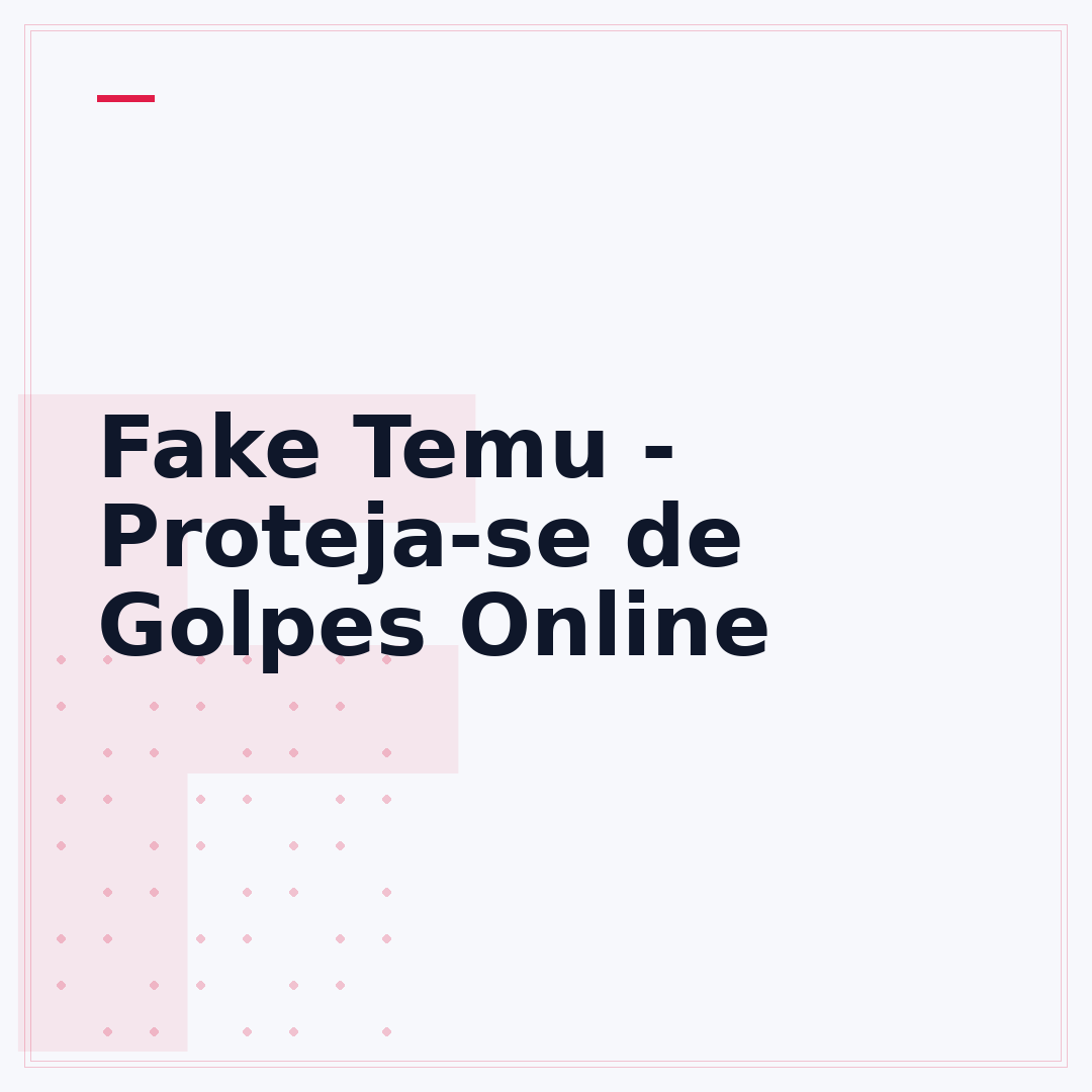 Fake Temu - Proteja-se de Golpes Online