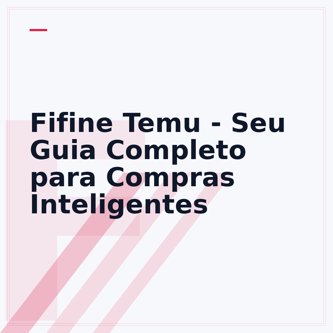 Fifine Temu - Seu Guia Completo para Compras Inteligentes