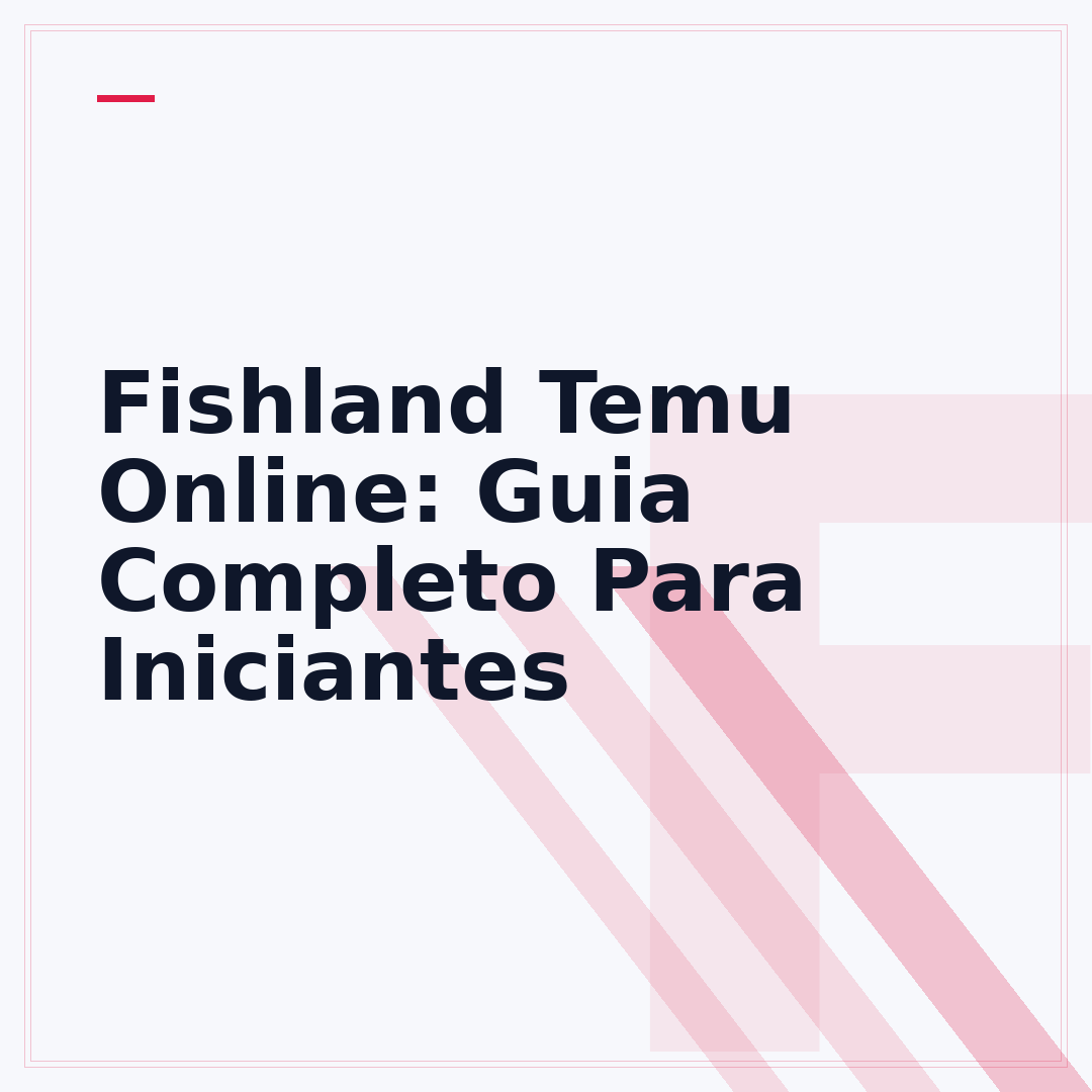 Fishland Temu Online: Guia Completo Para Iniciantes
